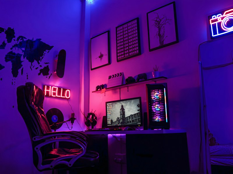 RGB water-cooled custom gaming PC